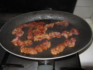 bacon in padella