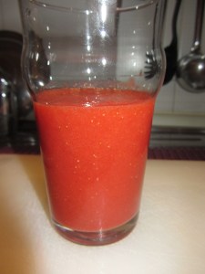 purea di fragole